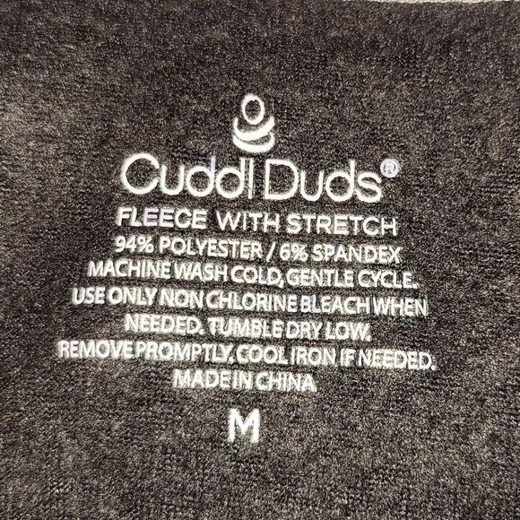 CuddlDuds stretchy fleece long sleeve top with pocket - Picture 3 of 8